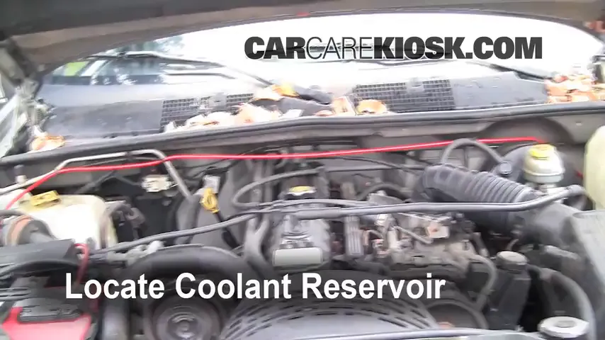 1998 Jeep Grand Cherokee TSi 4.0L 6 Cyl. Coolant (Antifreeze) Add Coolant